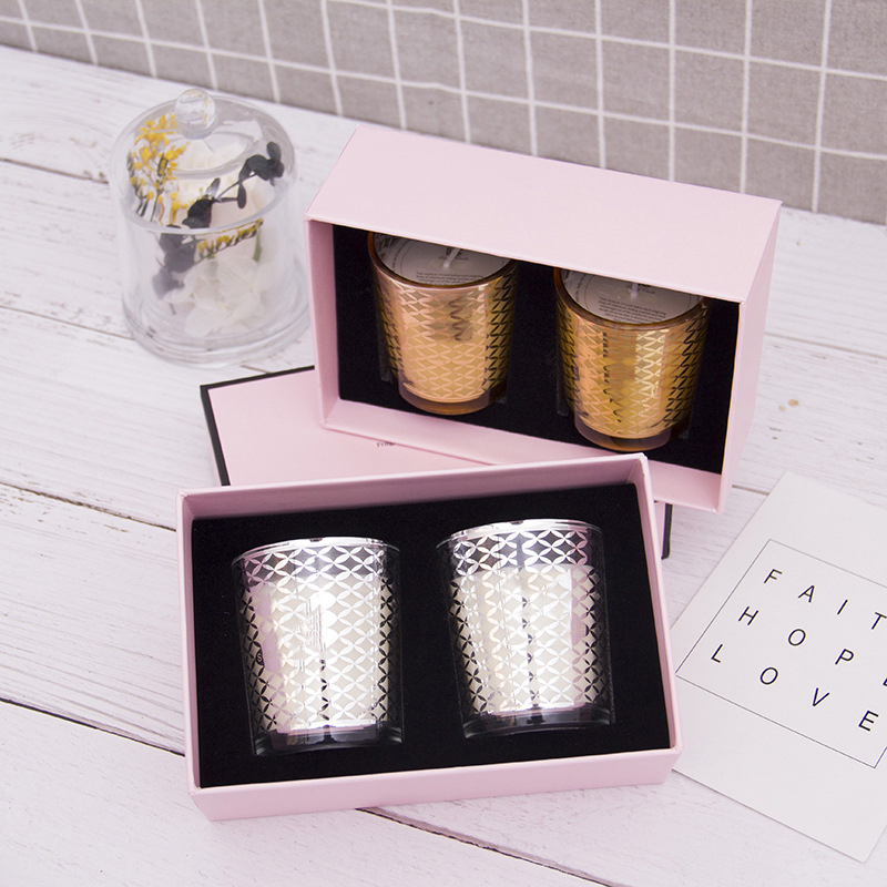 Own brand customized private label Christmas scented candle gift set for home decor